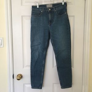Everlane Skinny Ankle Jeans in mid blue